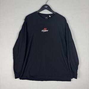 100 Thieves Long Sleeve Graphic T-Shirt Black Mens Size Large Esports Gaming